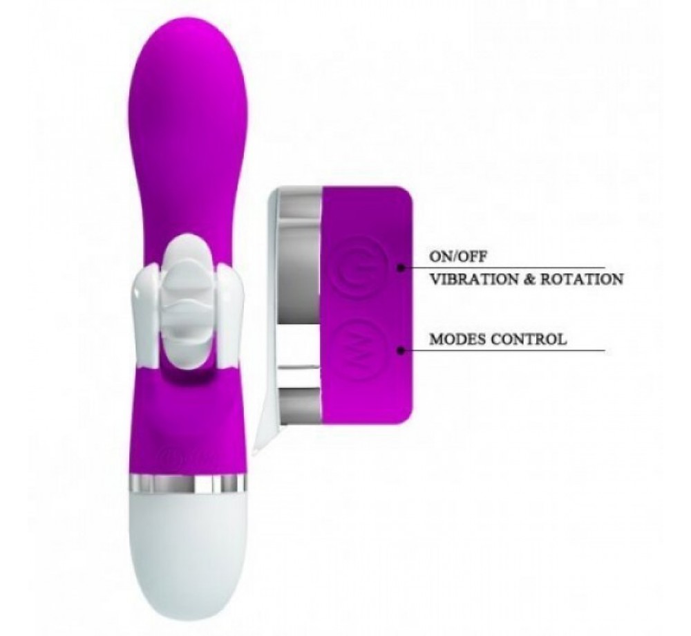 Вибратор силиконовый с вертушкой Вибратор силиконовый с вертушкой