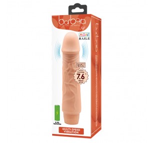 Вибратор реалистичный, цвет телесный, силикон, BW-001032R