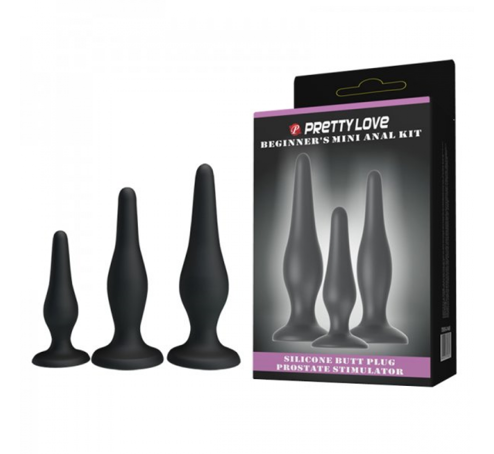 Pretty love Анальные пробки Beginners mini anal kit BI-014456H Pretty love Анальные пробки Beginners mini anal kit BI-014456H